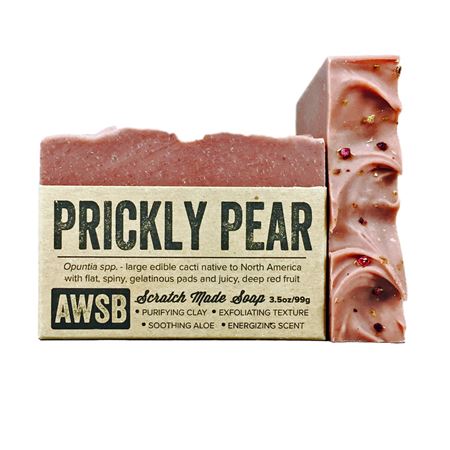 Pure pear prickly soap bar by A Wild Soap Bar