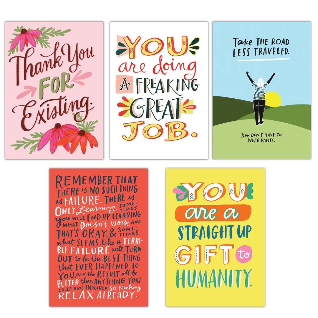 Pep Talk Postcard Book - DIGS