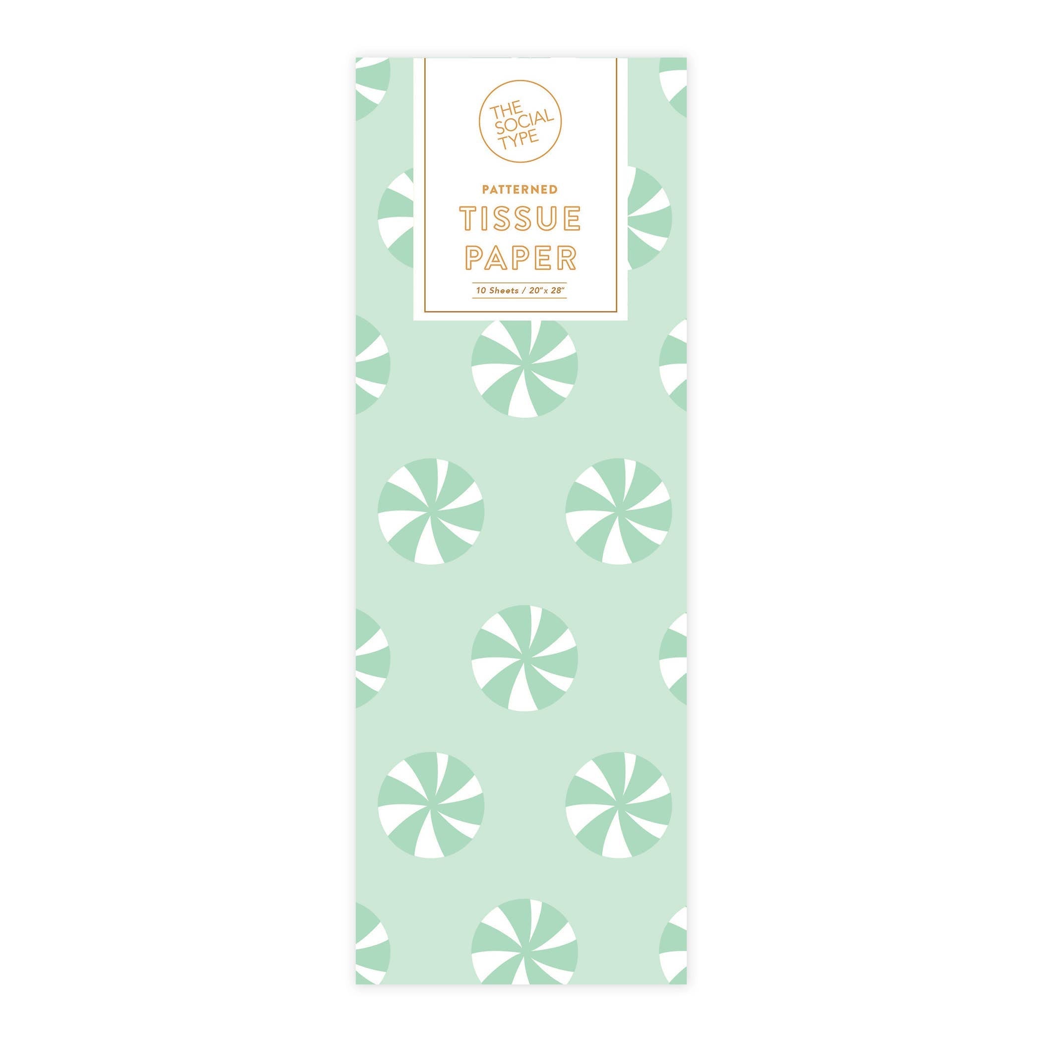 Peppermint Holiday Tissue Paper - DIGS