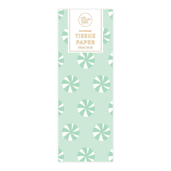 Peppermint Holiday Tissue Paper - DIGS