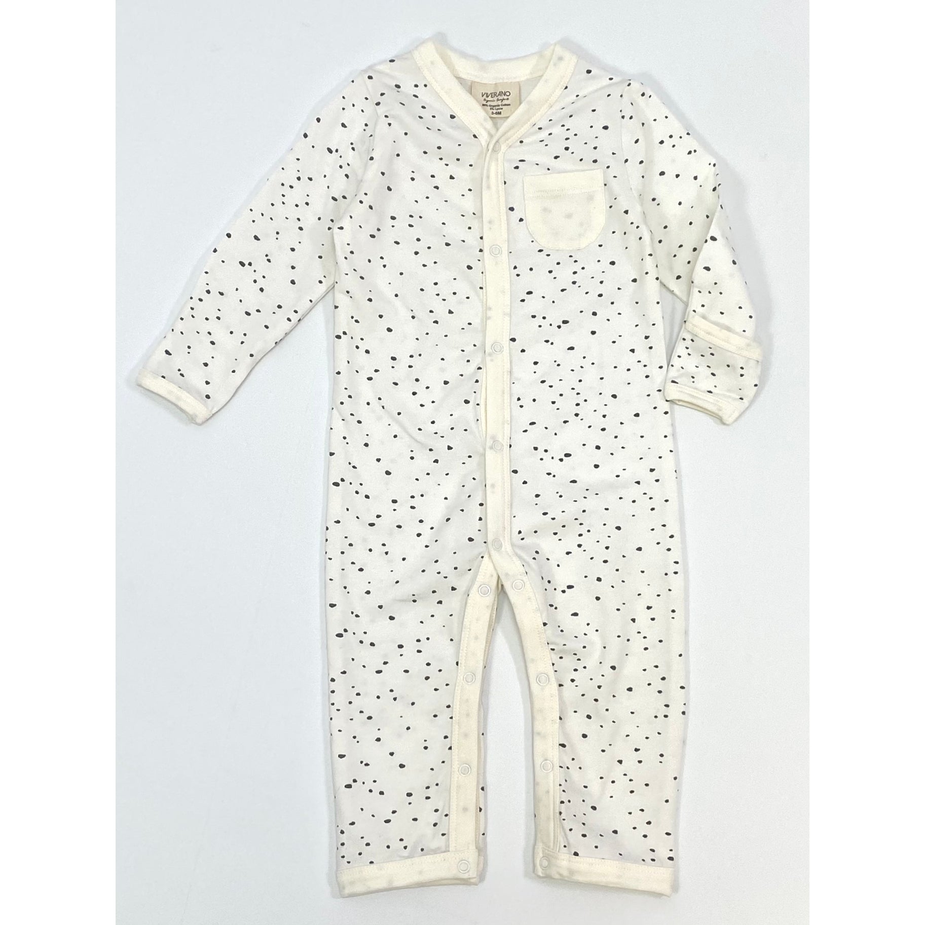 Pebble Print Coverall Romper - DIGS