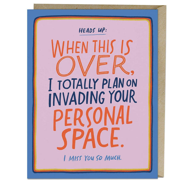 Personal Space Card - DIGS
