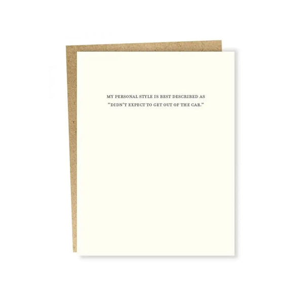 Personal Style Card - DIGS