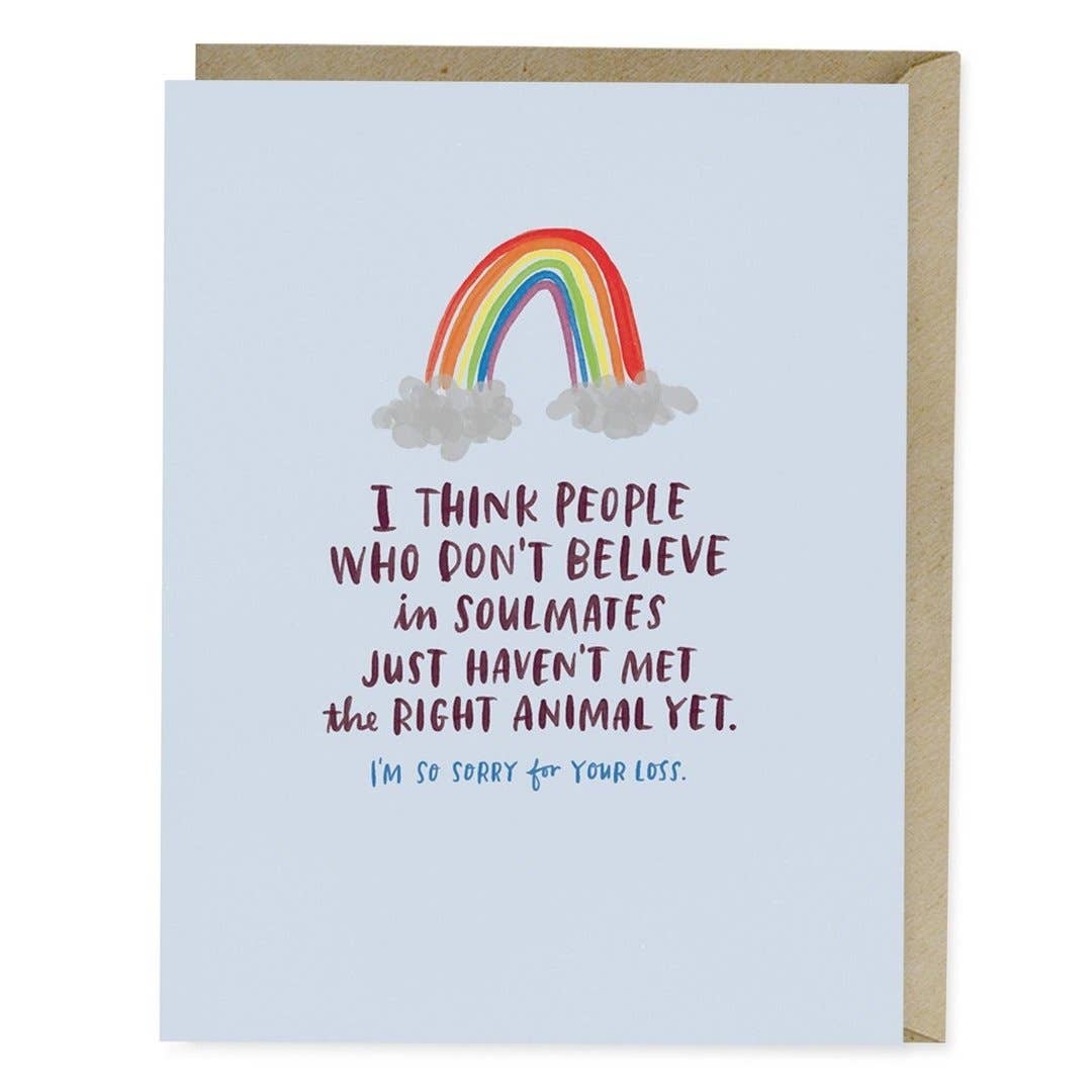 Pet Sympathy Soulmate Empathy Card - DIGS