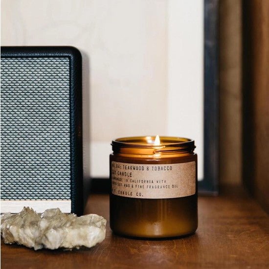 pf candle co teakwood and tobacco perfume Reed Diffuser OG Scent 12.5oz 60 P.F. Candle Co. Teakwood &