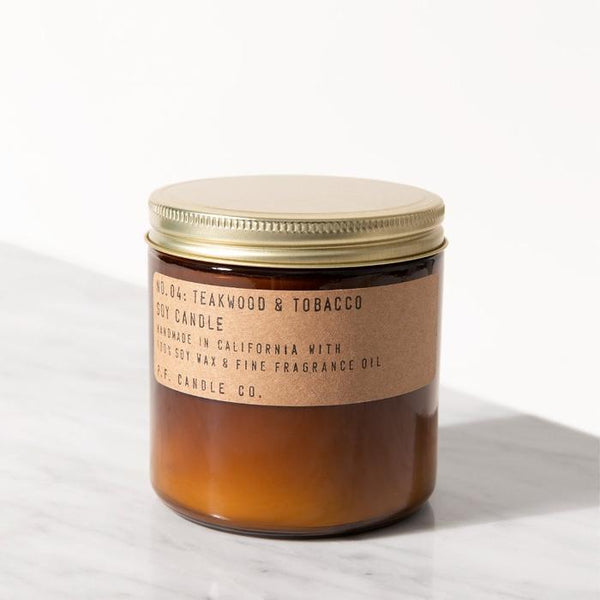 pf candle co teakwood and tobacco perfume Reed Diffuser OG Scent 7.2oz 40 P.F. Candle Co. Teakwood &