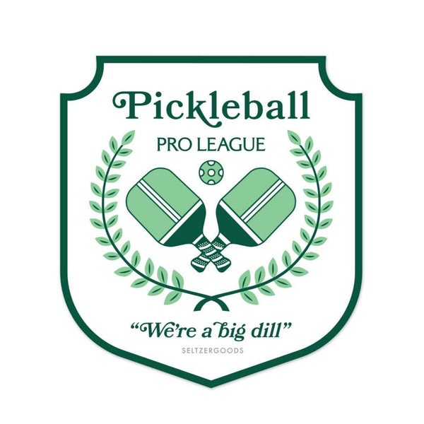 Pickleball Crest Sticker - DIGS