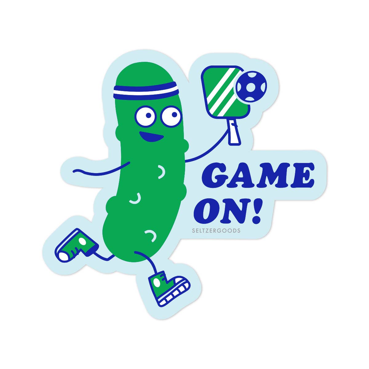 Pickleball Player Sticker - DIGS