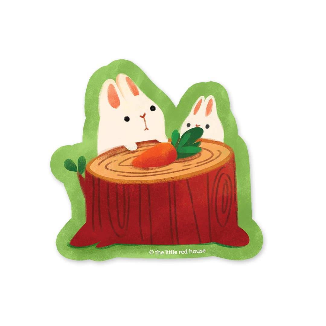 Picnic Bunnies Vinyl Sticker - DIGS