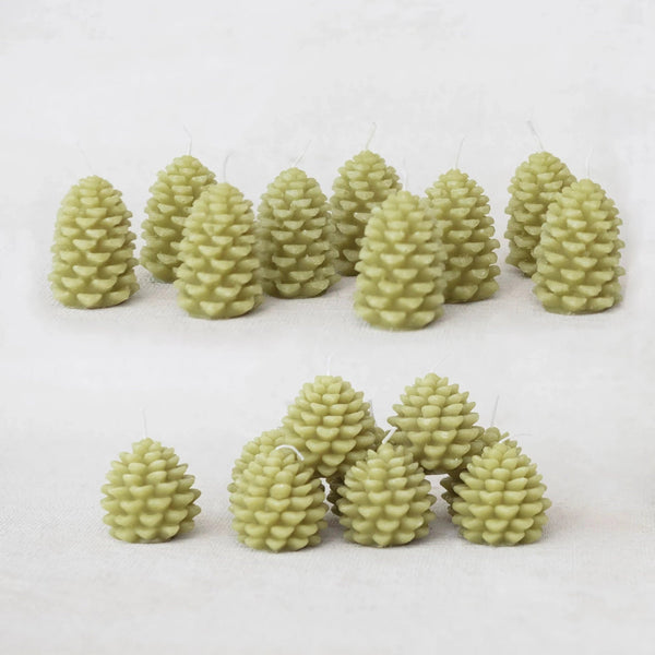 Pinecone Tealight Set: Mistletoe - DIGS