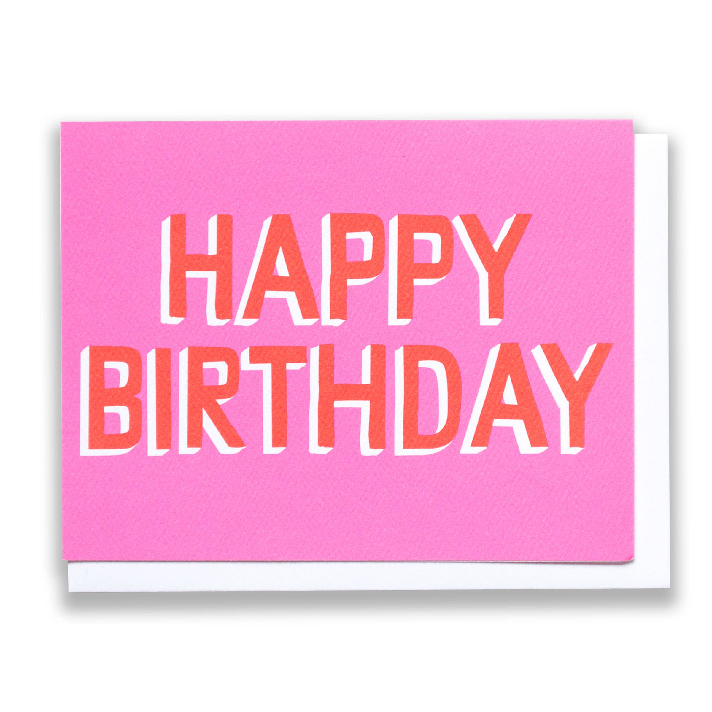 Pink & Red Birthday Card - DIGS