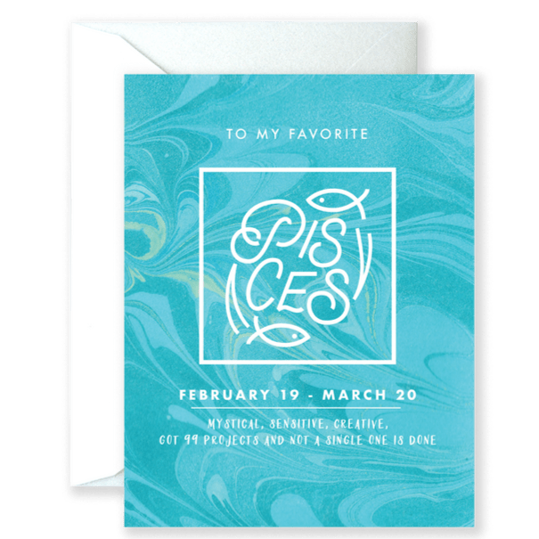 Pisces Astrology Series Card - DIGS