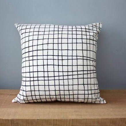 Plaid Organic Cotton Pillow - DIGS