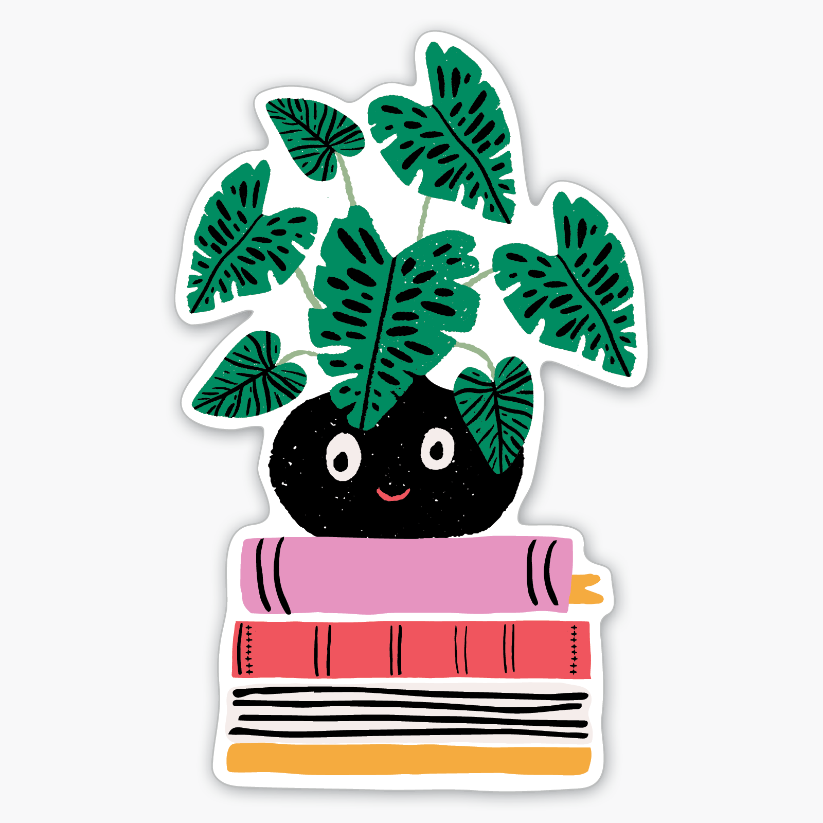 Plant & Books Sticker - DIGS