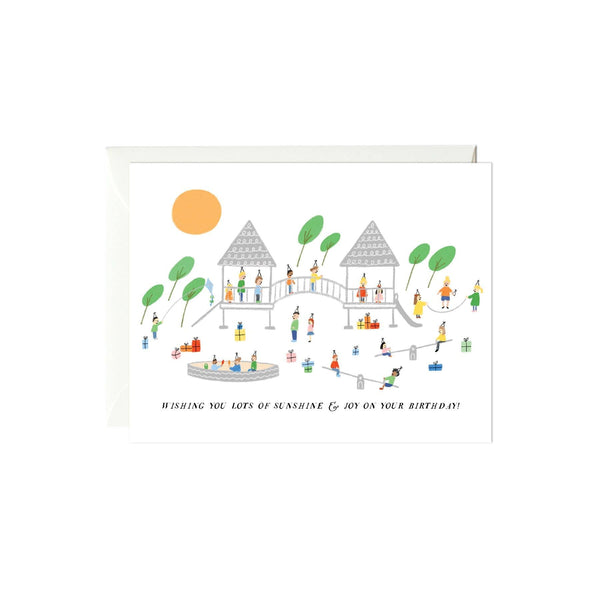 Playground Birthday Party Card - DIGS