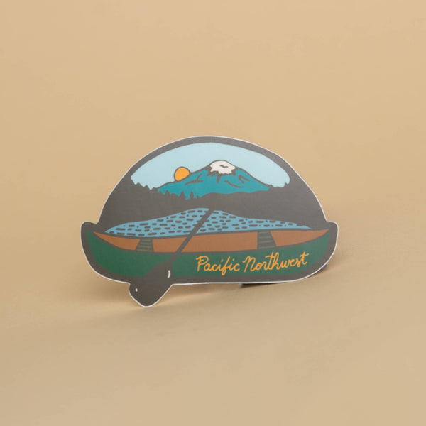 PNW Canoe Sticker - DIGS