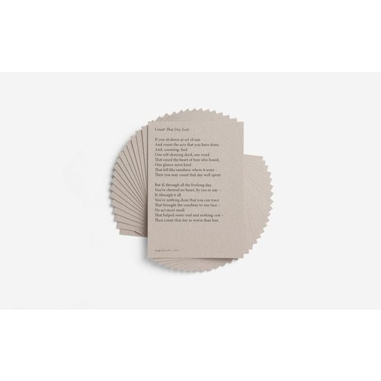 Poems Card Set - DIGS