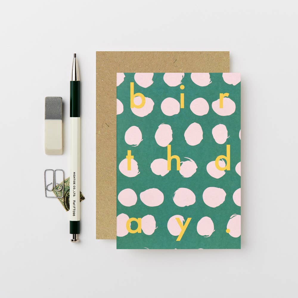 Polka Birthday Card - DIGS