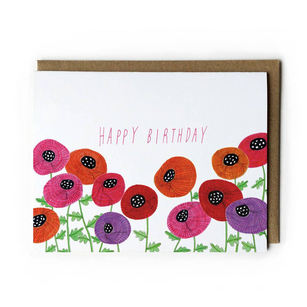 Poppy Happy Birthday Card - DIGS