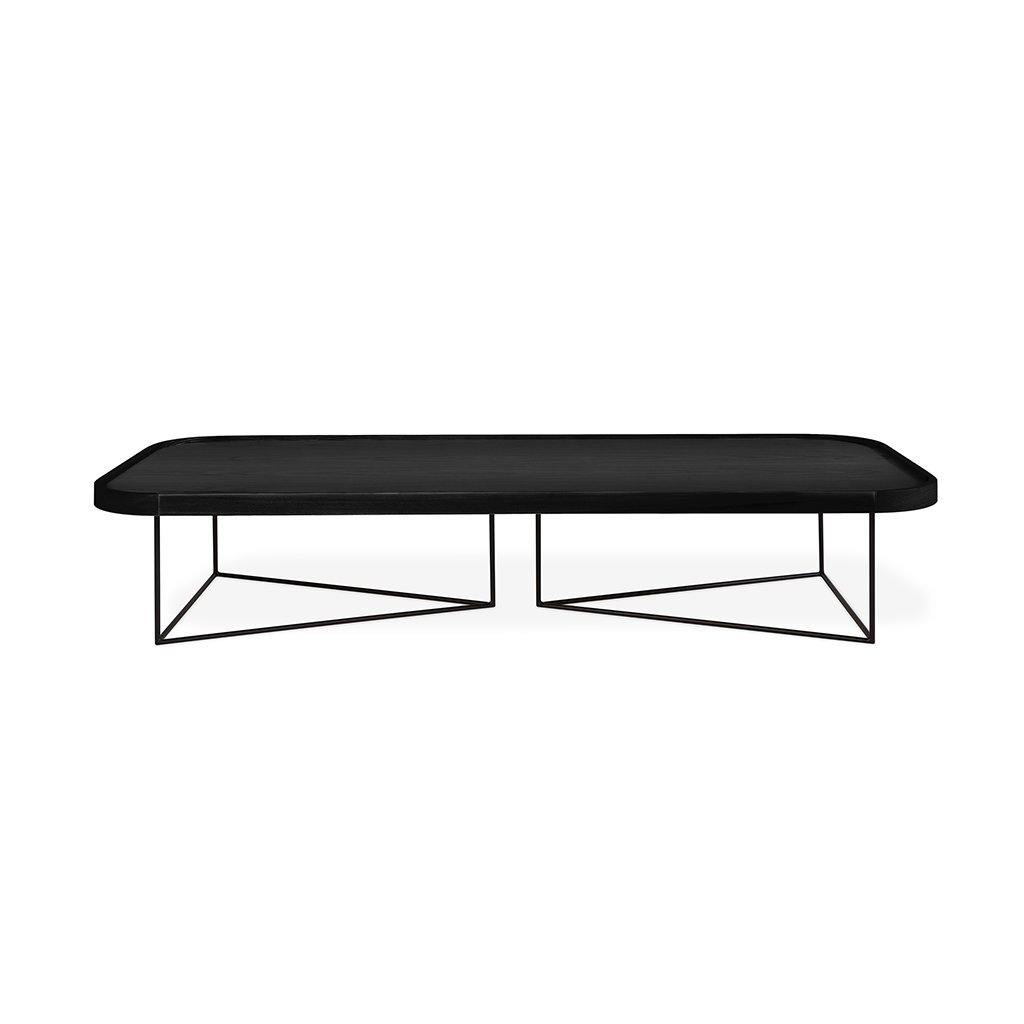 Gus Modern Porter Coffee Table, Rectangle, Black Ash - DIGS