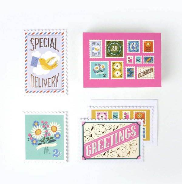 Postage Stamps Boxed Card Set - DIGS
