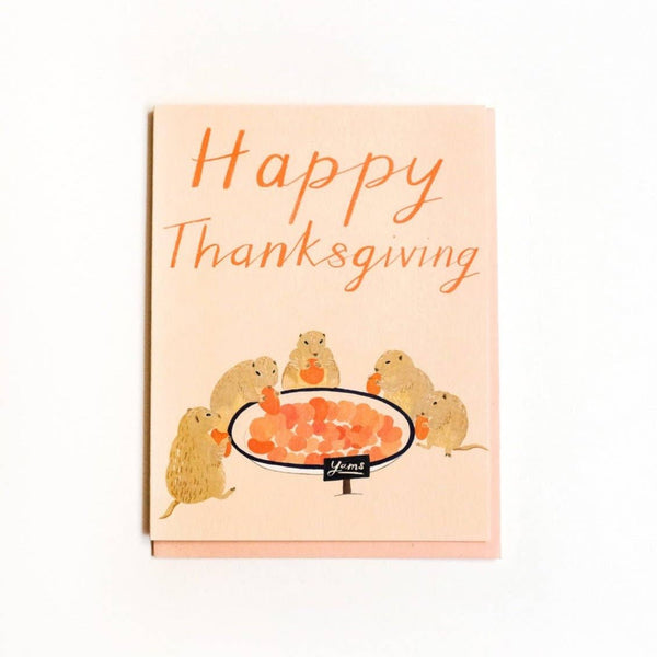 Prairie Dogs Thanksgiving Card - DIGS