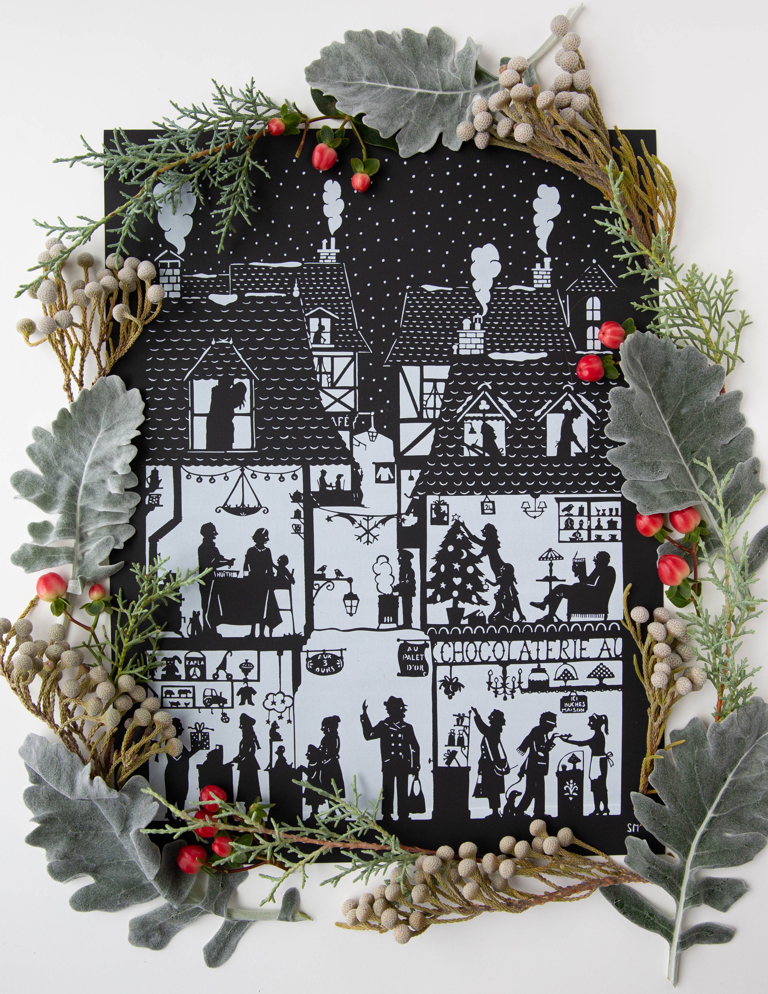 Preparations Noel 12 x 16 Art Print - DIGS