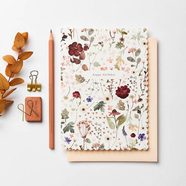 Pressed Floral Card - DIGS