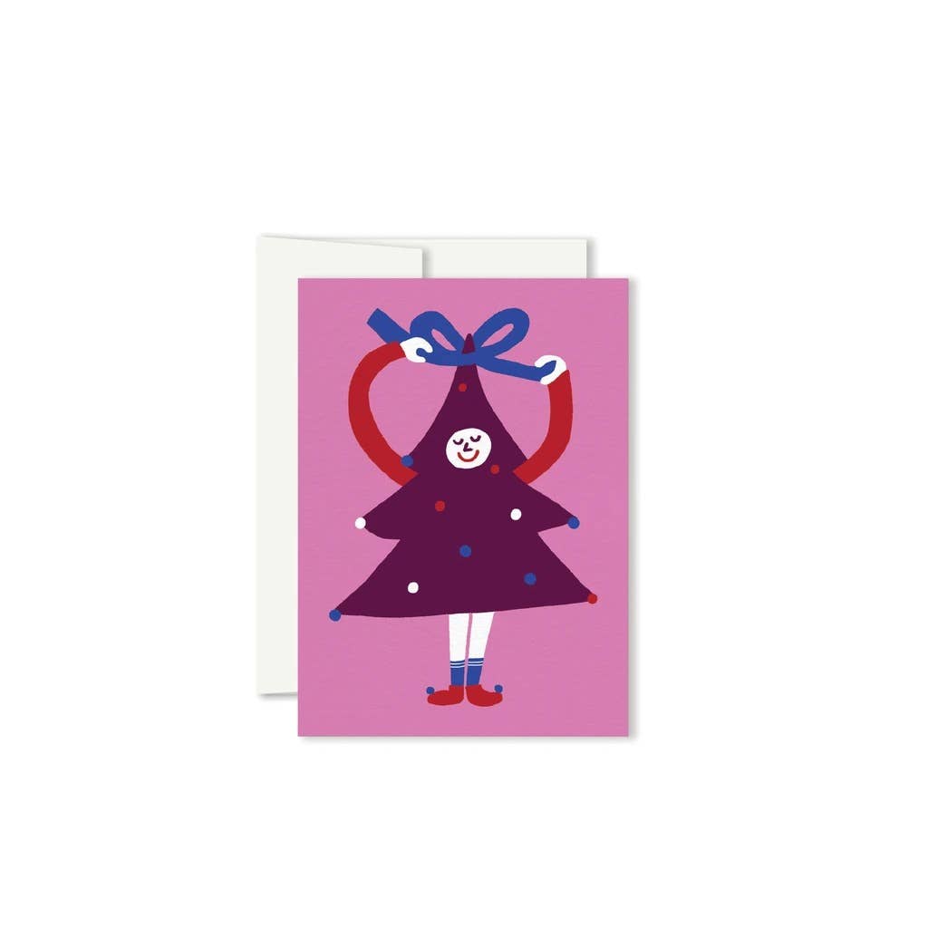 Pretty Tree Holiday Mini Card - DIGS