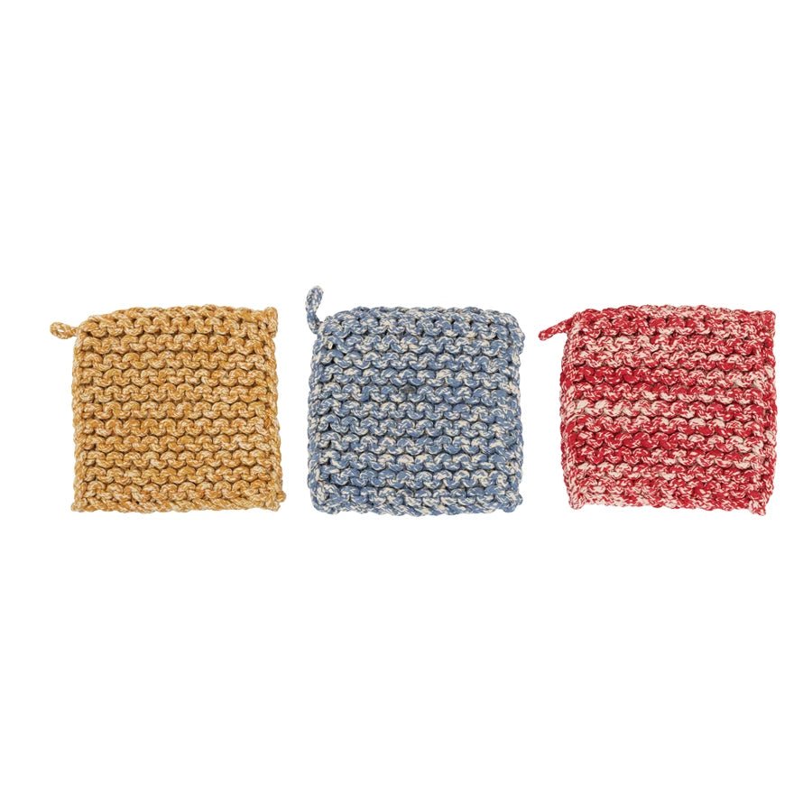 Primary Crocheted Potholder - DIGS