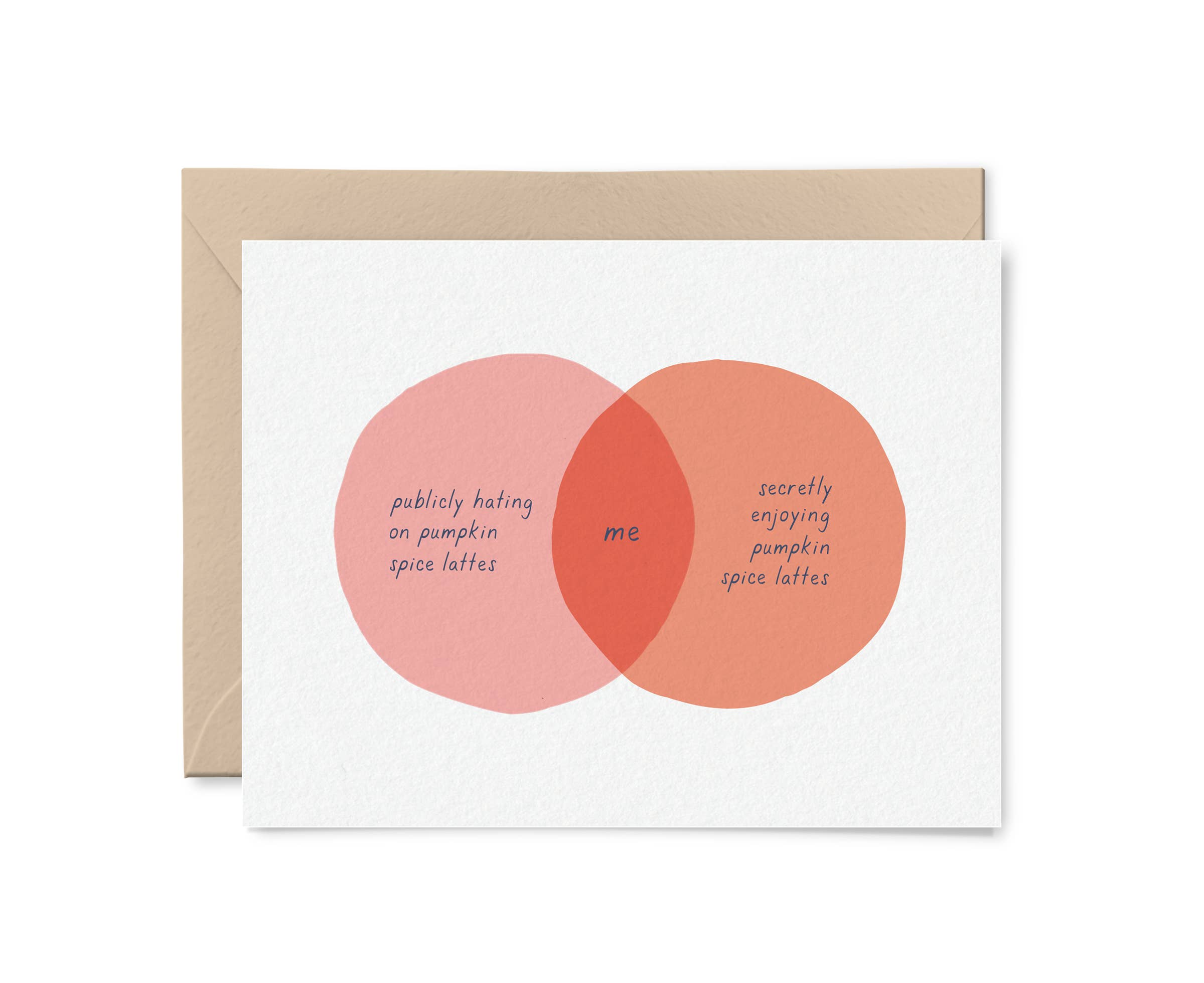 Pumpkin Spice Latte Venn Card - DIGS