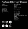 Pure Cacao & Strawberry & Coconut Chocolate Bar - DIGS