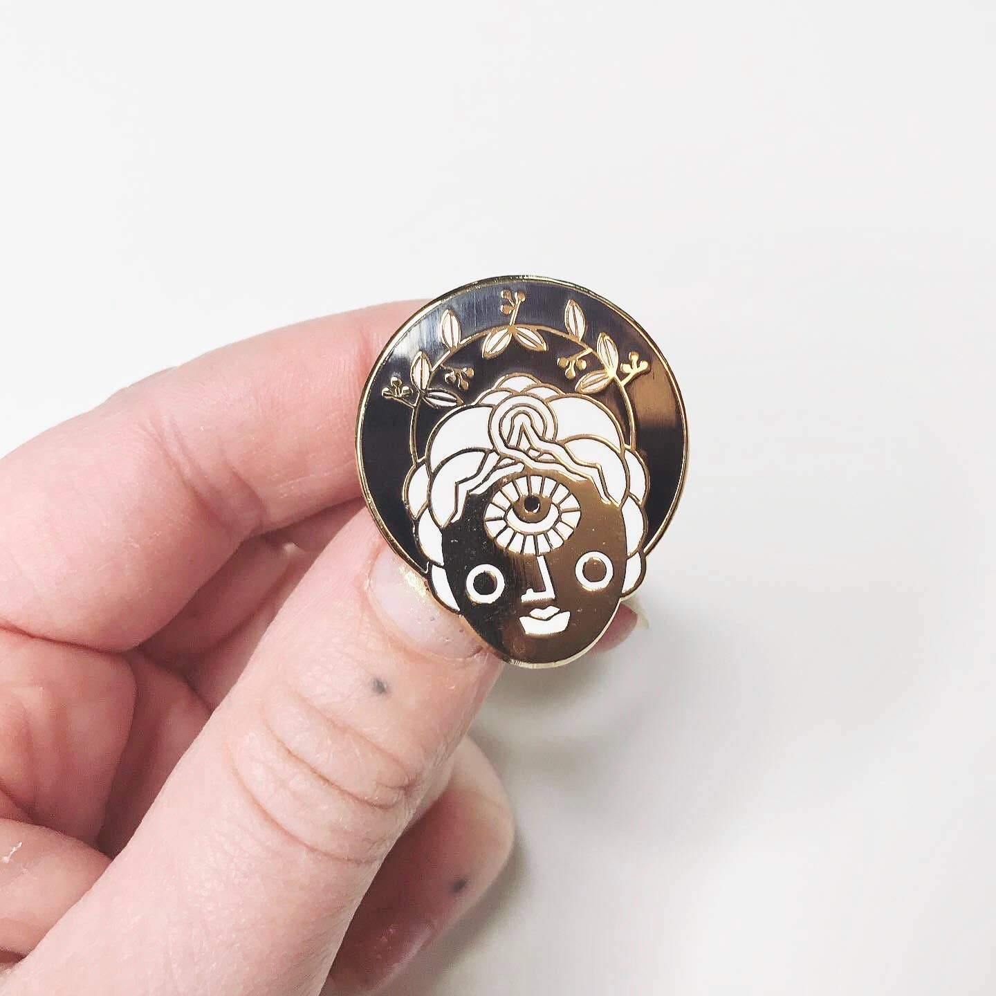 Queen of Coins Enamel Pin - DIGS