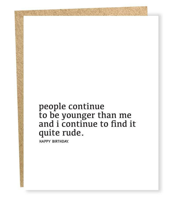 Quite Rude Card - DIGS
