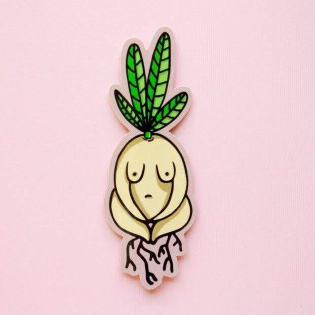 Radish Girl Vinyl Sticker - DIGS