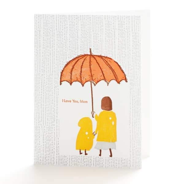 Rain I Love You Mom Card - DIGS