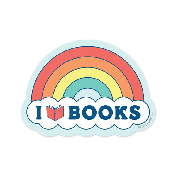 Rainbow Books Sticker - DIGS