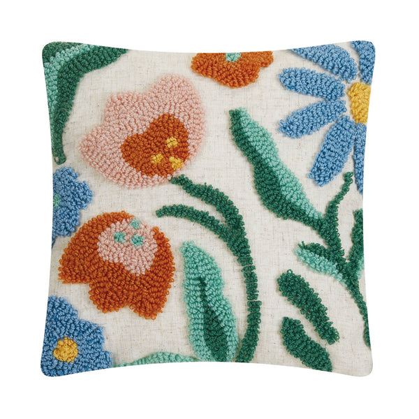 Rainbow Florals Hook Pillow - DIGS