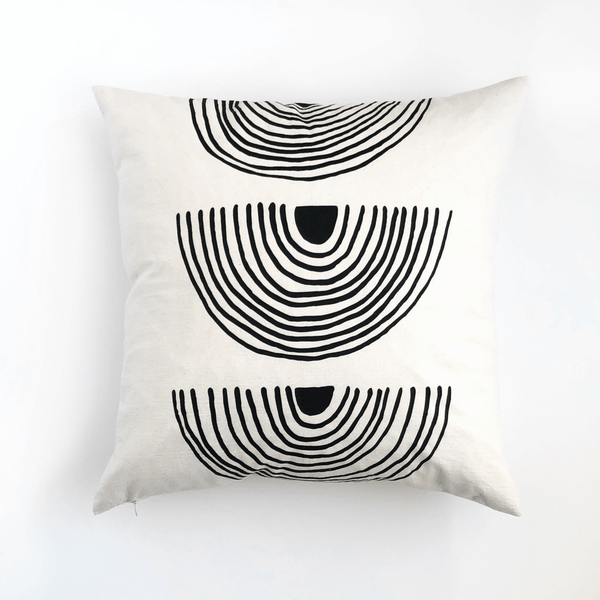 Rainbow Roads Organic Cotton Pillow - DIGS
