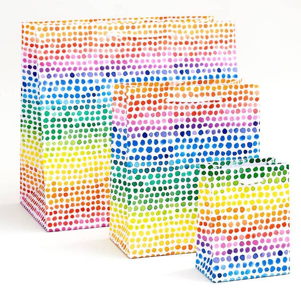 Rainbow Dots Gift Bag