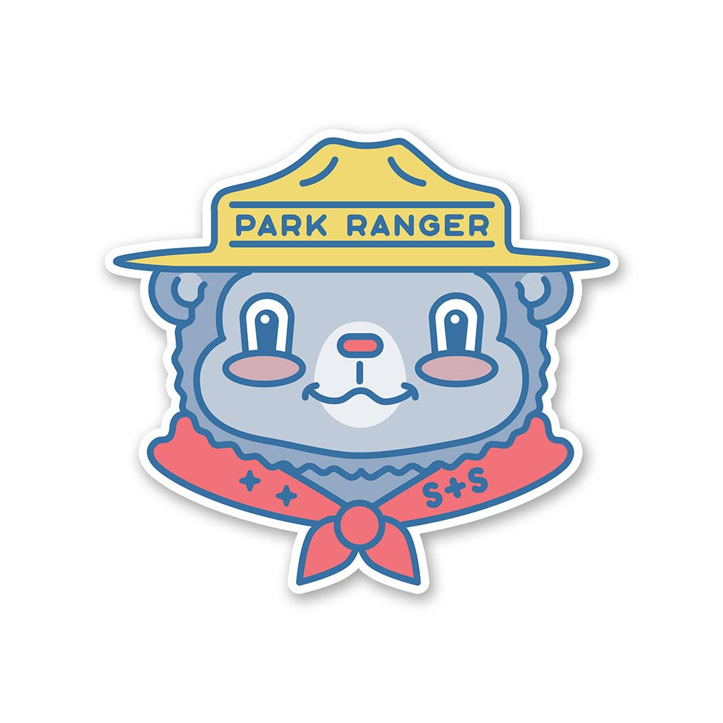Ranger Bear Sticker - DIGS