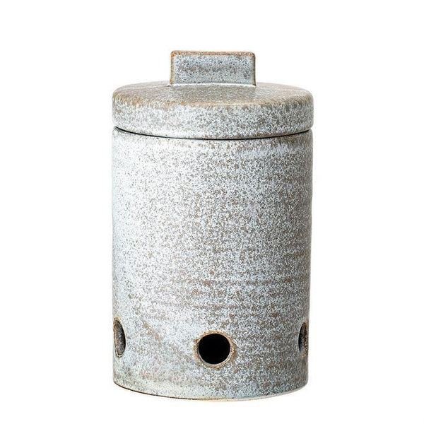 Reactive Glaze Stoneware Garlic Keeper - DIGS