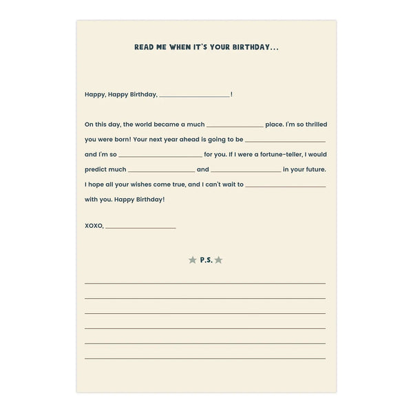 Read Me When Letters: A Box of Friendship - DIGS