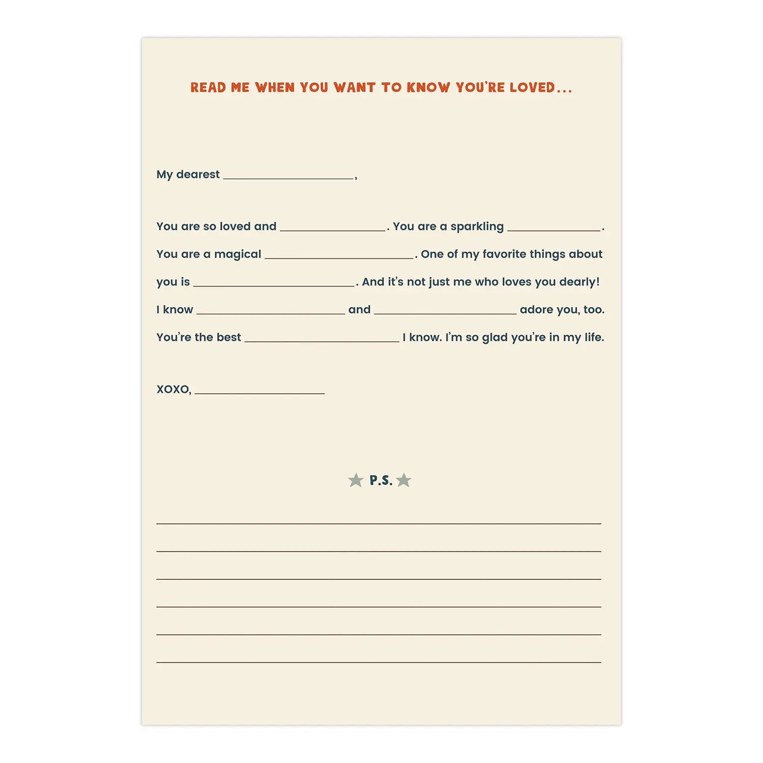 Read Me When Letters: A Box of Friendship - DIGS