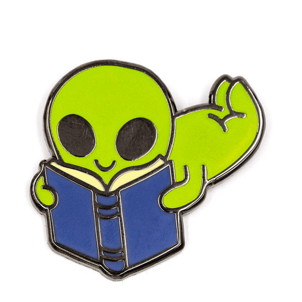 Reading Alien Enamel Pin - DIGS