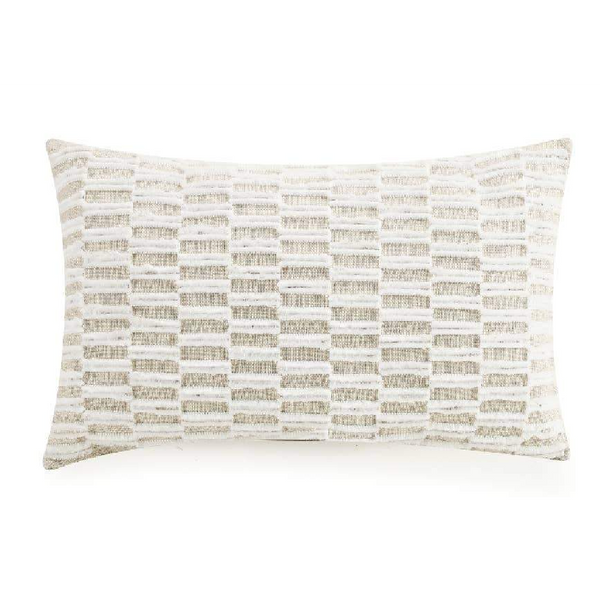 Tufted Embroidery Decorative Pillow