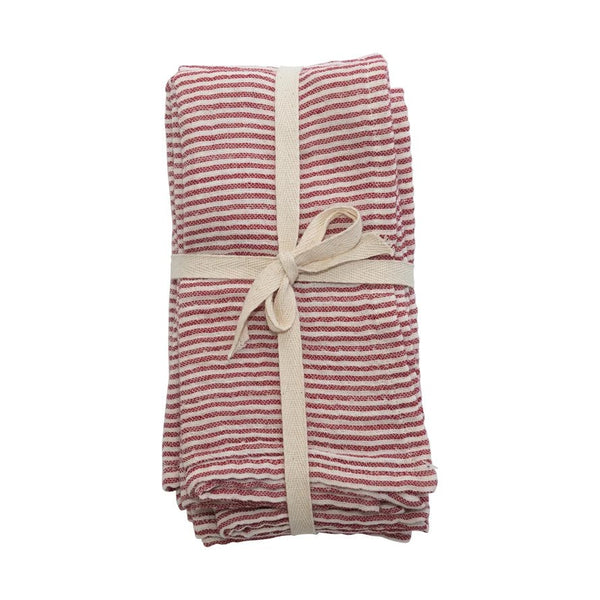 Red Stripe Napkins - DIGS