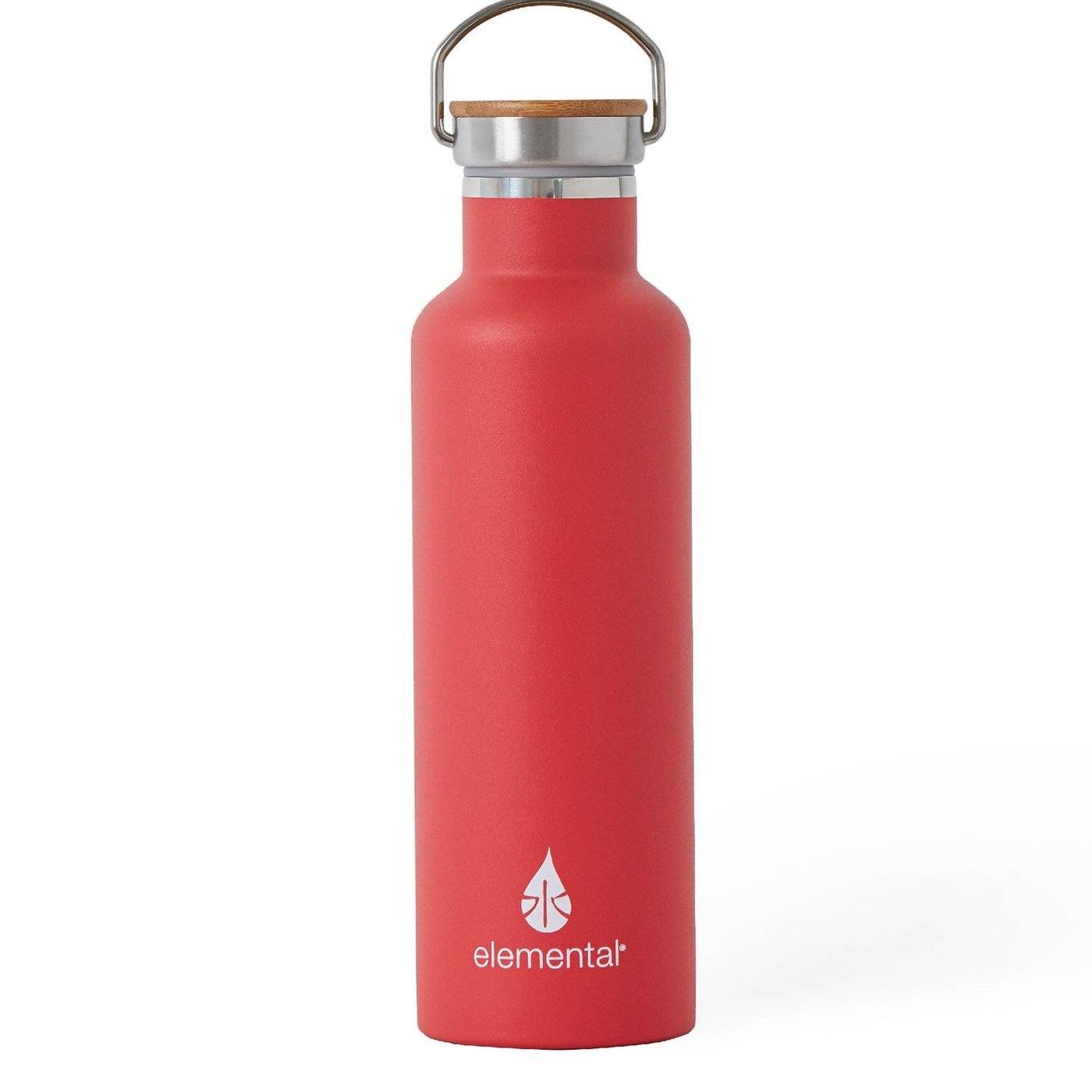 25oz Red Stainless Steel Elemental Water Bottle