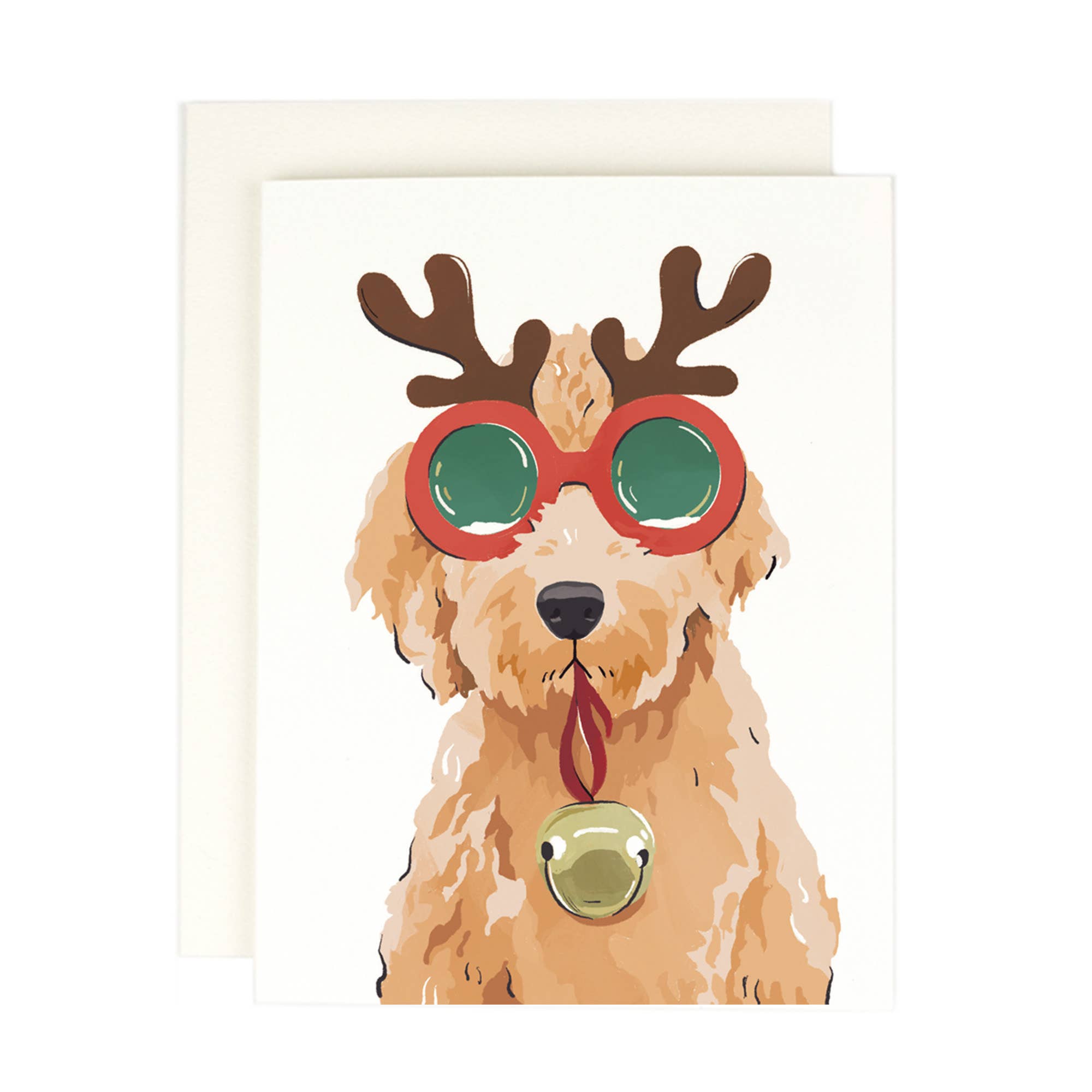 Reindeer Doodle Holiday Card - DIGS