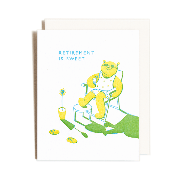 Retirement Bear Card - DIGS
